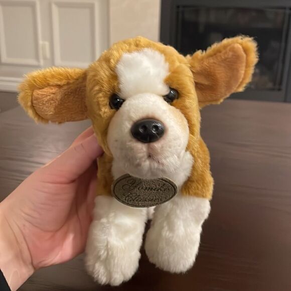 Russ Berrie Yomiko Classics Plush Brown Black & White Beagle Plush Toy Dog 12” - Picture 2 of 8